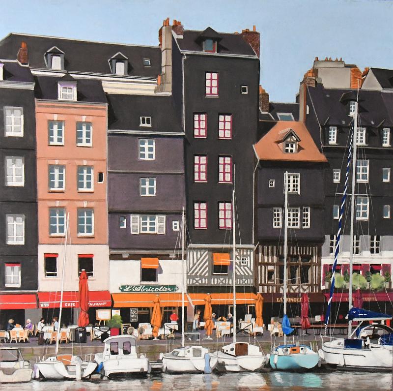 honfleur-quai ste cath1-60x60.jpg - Pastel Format / Size 60x60